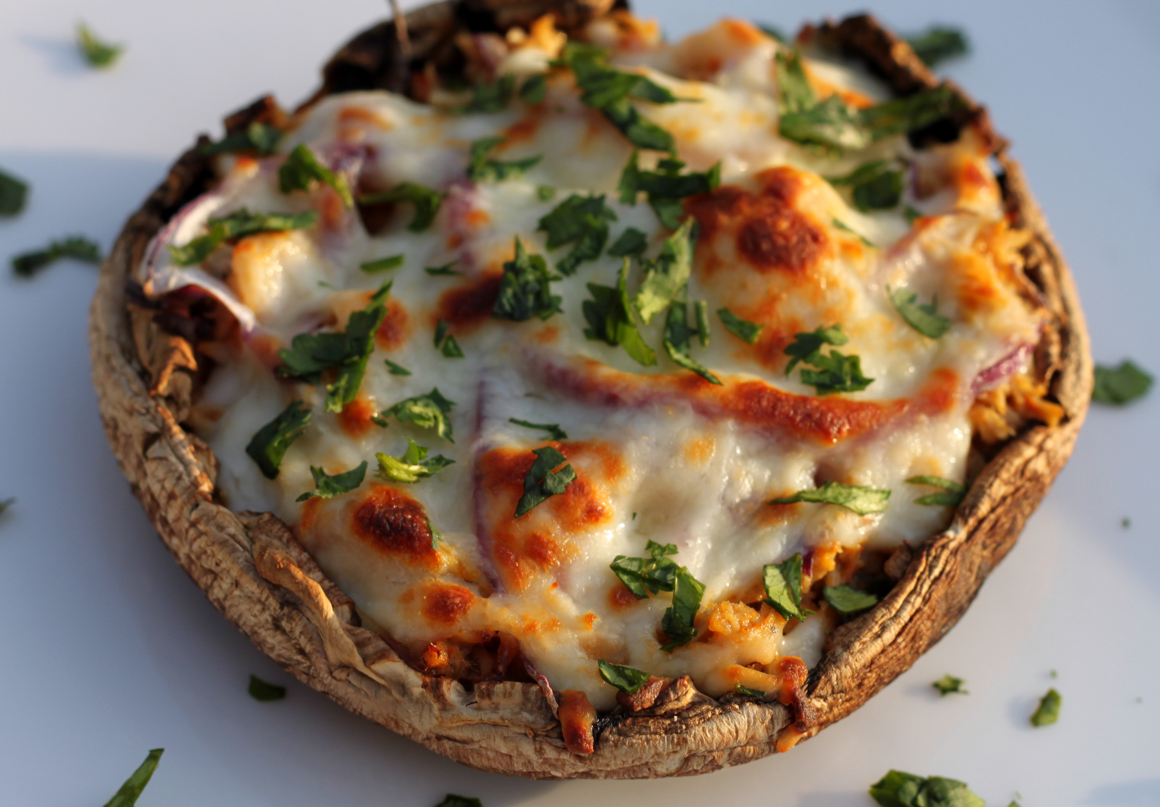 Portobello Pizzas Recipe — Dishmaps