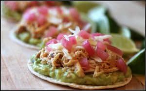 hatch chili chicken tostada border